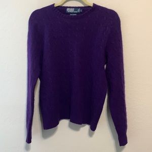 Polo Ralph Lauren Purple Cashmere Sweater
